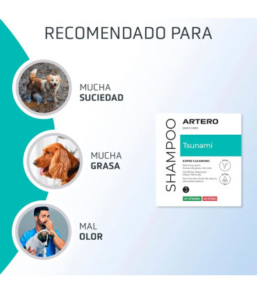 ARTERO CHAMPÚ TSUNAMI 5L - Alto Rendimiento Profesional